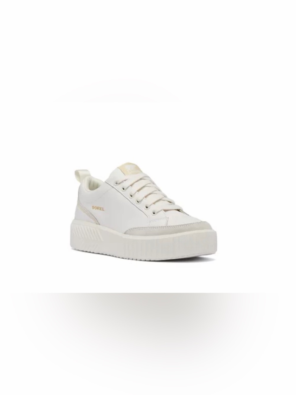 SOREL Ona Ave Low Waterproof Sneakers Sea Salt Bleached Coral Size 9